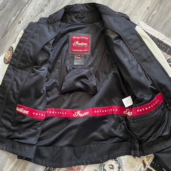 Indian Motorcycle Mesh Lightweight Riding Jacket - Picture 7 of 9